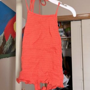 Pacsun coral halter top